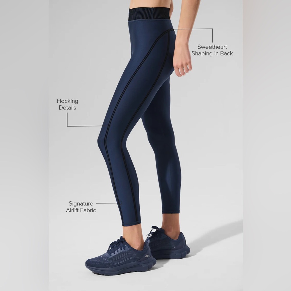 Alo yoga Airlift High-Waist 7/8 Line Up Legging NWT sz S - Picture 3 of 3